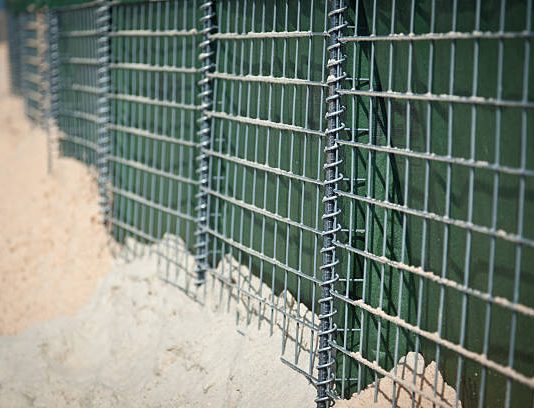 Rapid Perimeter Upgrades for Expeditionary Military Outposts hesco barrier