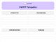 Project Task Lists and Budget Templates: The Foundation of Predictable Project Delivery SWOT analysis templates