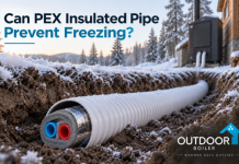 Can PEX Insulated Pipe Prevent Freezing? PEX insulated pipe
