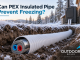 Can PEX Insulated Pipe Prevent Freezing? PEX insulated pipe